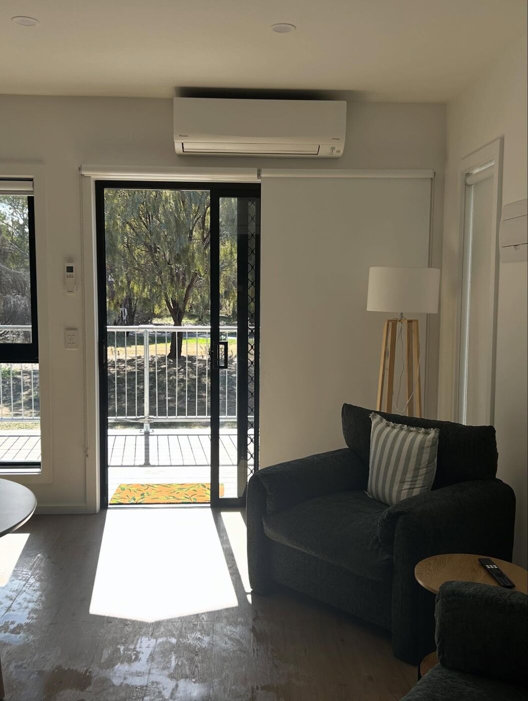 Fully self-contained, wheelchair-accessible cabin with a double bed